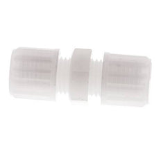 8x6mm PVDF Straight Compression Fitting 10 bar