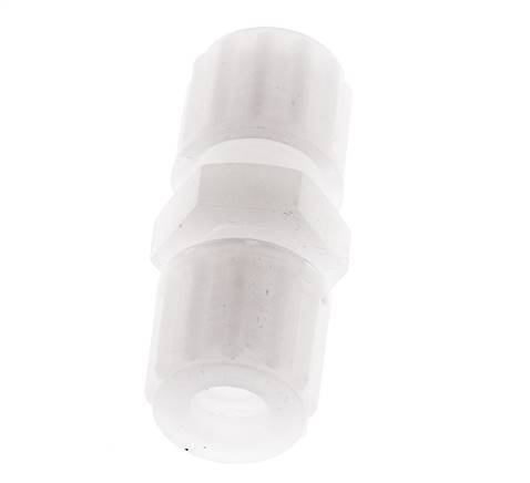 8x6mm PVDF Straight Compression Fitting 10 bar