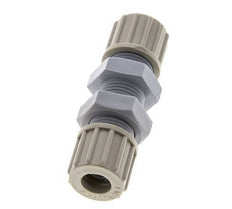 Racor de compresión recto de PA 10x8mm Bulkhead 10 bar [2 Piezas]