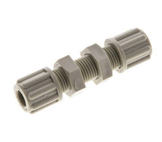 Racor de compresión recto de PP de 6x4mm 10 bar [2 piezas]