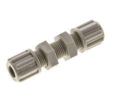Racor de compresión recto de PP de 6x4mm 10 bar [2 piezas]