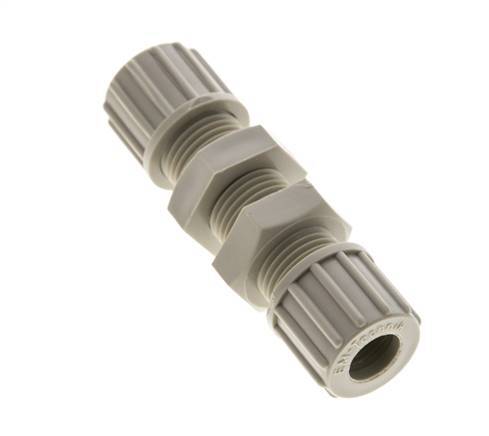 10x8mm PP Racor recto de compresión Pasamuros 10 bar