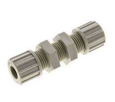 10x8mm PP Racor recto de compresión Pasamuros 10 bar