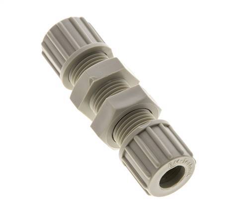 10x8mm PP Racor recto de compresión Pasamuros 10 bar