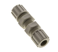 12x9mm PP Racor de Compresión Recto Pasamuros 10 bar