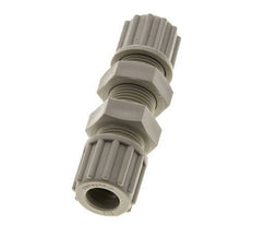 12x9mm PP Racor de Compresión Recto Pasamuros 10 bar