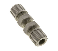 12x9mm PP Racor de Compresión Recto Pasamuros 10 bar