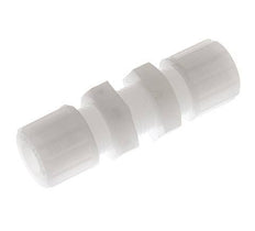 Racor de compresión recto 10x8mm PVDF Pasamuros 10 bar