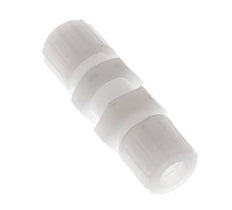 Racor de compresión recto 10x8mm PVDF Pasamuros 10 bar