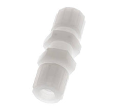 Racor de compresión recto 10x8mm PVDF Pasamuros 10 bar