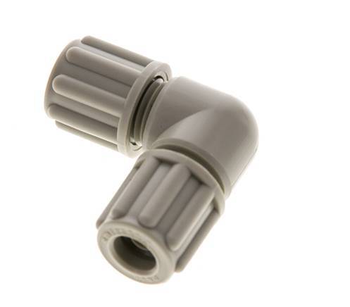 Accesorio de compresión de PP de 6x4mm 10 bar [2 piezas]