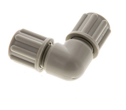 Accesorio de compresión de PP de 6x4mm 10 bar [2 piezas]
