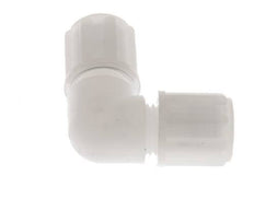 Racor de compresión acodado 6x4mm PVDF 10 bar