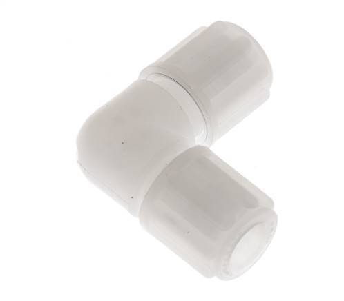Racor de compresión acodado 6x4mm PVDF 10 bar