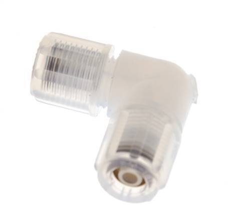 Accesorio de compresión codo 6x4mm y PFA con rosca hembra 10 bar