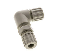 8x6mm PP Codo Compresión Racor Pasamuros 10 bar