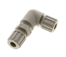 8x6mm PP Codo Compresión Racor Pasamuros 10 bar