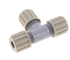 Accesorio de compresión en T de PA 8x6mm 10 bar [2 piezas]