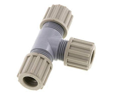 Racor de compresión en T 12x9mm PA 10 bar