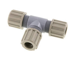 Racor de compresión en T 12x9mm PA 10 bar