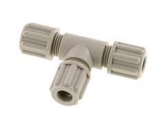 Accesorio de compresión en T de PP de 6x4 mm 10 bar