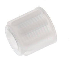 6x4mm (M10x1) Tuerca de Unión de PVDF Moleteada [5 Piezas]