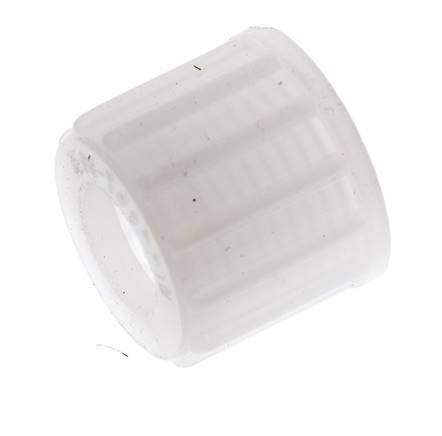 Tuerca de unión de PVDF 10x8mm (M16x1,5) moleteada [2 piezas]