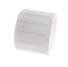 Tuerca de unión de PVDF 10x8mm (M16x1,5) moleteada [2 piezas]