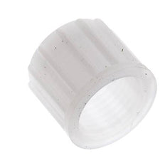 Tuerca de unión de PVDF 10x8mm (M16x1,5) moleteada [2 piezas]