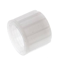 Tuerca de unión de PVDF 10x8mm (M16x1,5) moleteada [2 piezas]