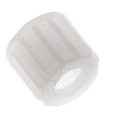 Tuerca de unión de PVDF 10x8mm (M16x1,5) moleteada [2 piezas]