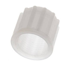 Tuerca de unión de PVDF 12x10mm (M18x1,5) moleteada [2 piezas]