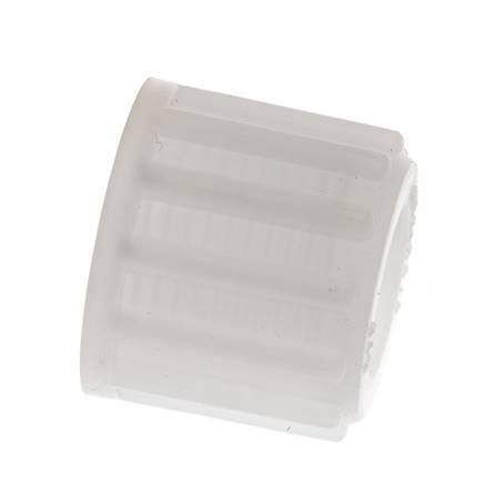 Tuerca de unión de PVDF 12x10mm (M18x1,5) moleteada [2 piezas]