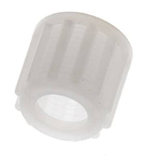 Tuerca de unión de PVDF 12x10mm (M18x1,5) moleteada [2 piezas]