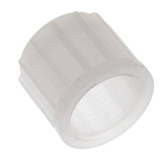 Tuerca de unión de PVDF 14x12mm (M20x1,5) moleteada [2 piezas]