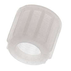 Tuerca de unión de PVDF 14x12mm (M20x1,5) moleteada [2 piezas]
