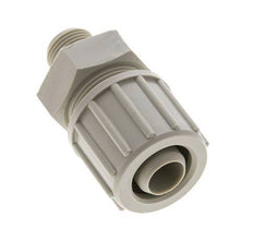 20x13mm & G3/8'' PP Straight Compression Fitting with Male Threads 10 bar PVC and PA