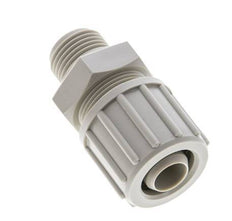 20x13mm & G1/2'' PP Straight Compression Fitting with Male Threads 10 bar PVC and PA