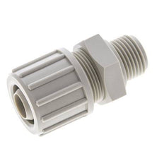 20x13mm & G1/2'' PP Straight Compression Fitting with Male Threads 10 bar PVC and PA