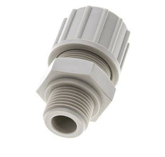 20x13mm & G1/2'' PP Straight Compression Fitting with Male Threads 10 bar PVC and PA