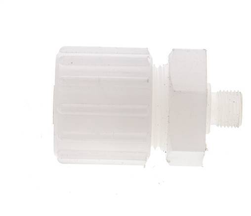 15x9mm & G1/8'' PVDF Straight Compression Fitting with Male Threads 10 bar PVC and PA