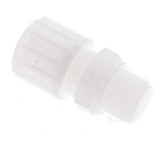 12x6mm & G3/8'' PVDF Straight Compression Fitting with Male Threads 10 bar PVC and PA