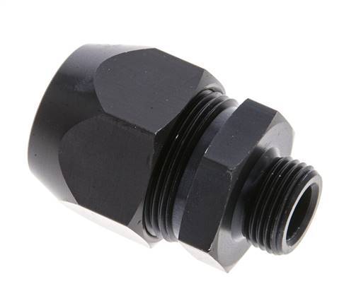 20x13mm & G3/8'' Aluminum Straight Compression Fitting with Male Threads 10 bar PVC and PA