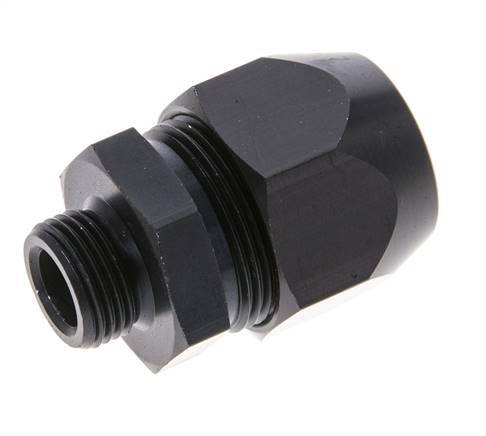 20x13mm & G3/8'' Aluminum Straight Compression Fitting with Male Threads 10 bar PVC and PA