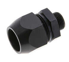 20x13mm & G3/8'' Aluminum Straight Compression Fitting with Male Threads 10 bar PVC and PA