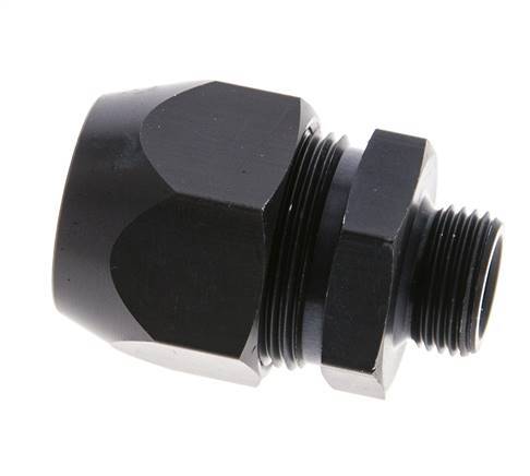 20x13mm & G3/8'' Aluminum Straight Compression Fitting with Male Threads 10 bar PVC and PA