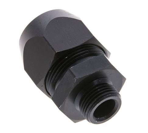 20x13mm & G3/8'' Aluminum Straight Compression Fitting with Male Threads 10 bar PVC and PA