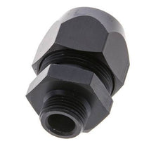 20x13mm & G3/8'' Aluminum Straight Compression Fitting with Male Threads 10 bar PVC and PA
