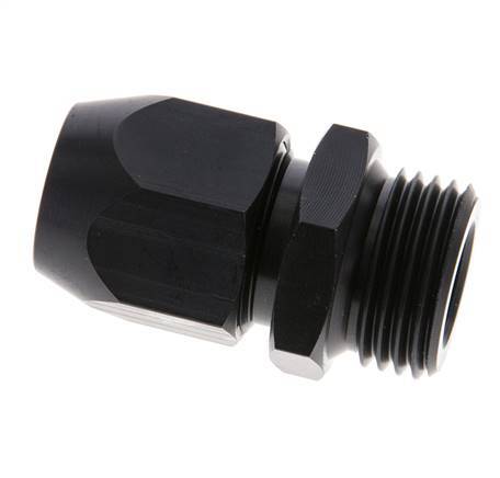 14x8mm & G1/2'' Aluminum Straight Compression Fitting with Male Threads 10 bar PVC and PA [2 Pieces]