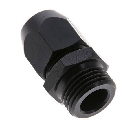 14x8mm & G1/2'' Aluminum Straight Compression Fitting with Male Threads 10 bar PVC and PA [2 Pieces]